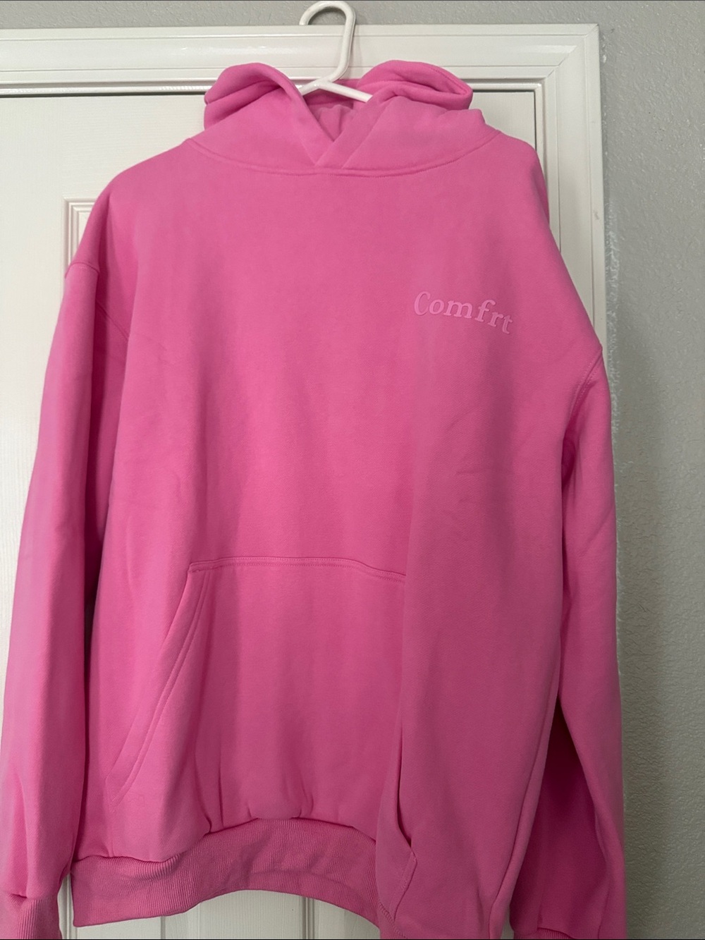 Comfrt Oversized Hoodie Sweatshirt - Candy Pink